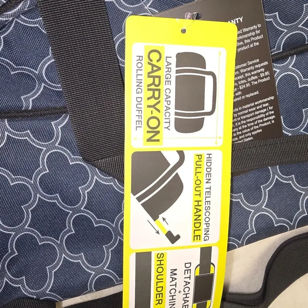 Calpak Plato duffel carry on bag with wheels in BNWT condition.